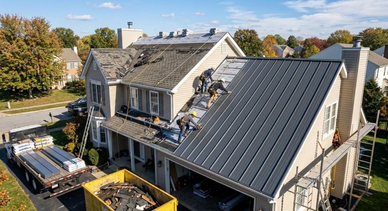 Copper Roof Replacement in Fredericksburg, VA