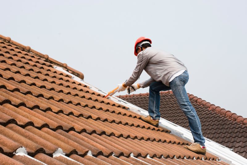 Tile Roof Sealant Application